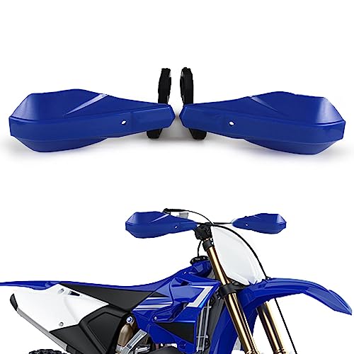 AnXin Protege Main Moto 22 mm et 28 mm Universels Protégé Main Moto Cross Protege Main pour Dirt Bike Moto MX Racing ATV Quad Bleu