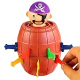 Top 20 Melhores Brinquedos para comprar em 2025 40 Pula Pirata Barril Grande Brinquedo Infantil com 16 Espadas Coloridas Jogo de Mesa Educativo para...