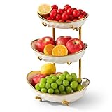Polyvalent pour toutes les occasions : plus qu'un bol à fruits. Idéal pour le rangement de la cuisine, le service de fête, les collations ou les présentoirs de charcuterie/gâteaux lors des anniversaires/pendaisons de crémaillère. Parfait pour un usage quotidien ou des événements spéciaux