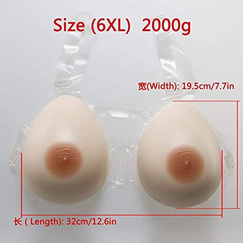 Faux seins travestis CD avec insertion souple et type chute postopératoire