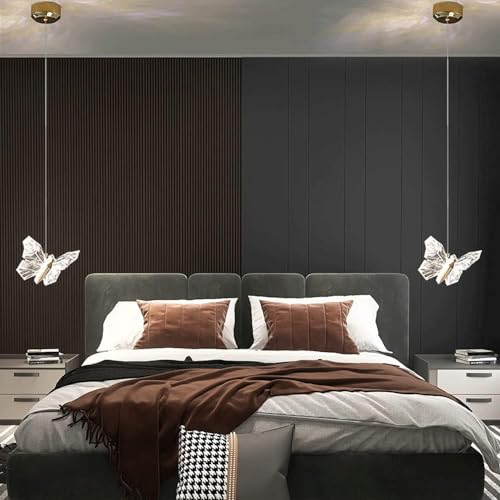 Lámpara colgante nórdica con forma de mariposa led 4W para pasillo 3