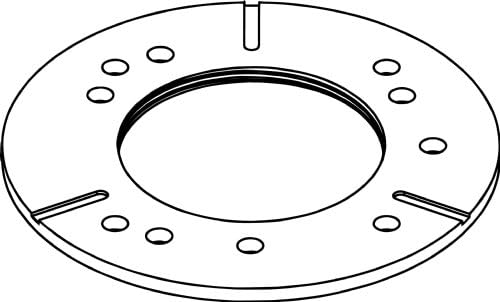 Infinity Drains UCP 42 - Universal 4" x 2" Reducing Clamping Plate
