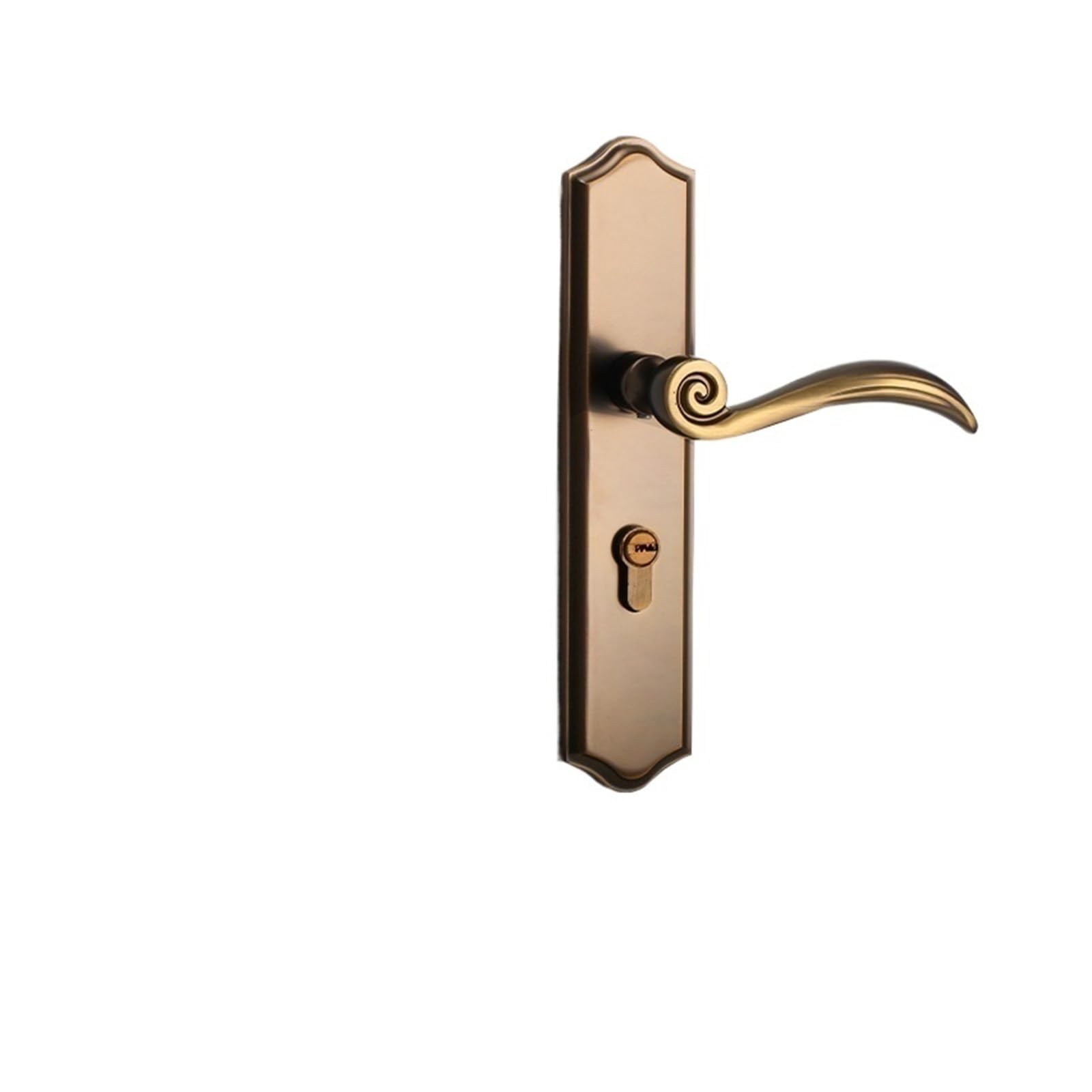 Serrure de porte intérieure poignée chambre bois mécanique avec serrure en alliage zinc