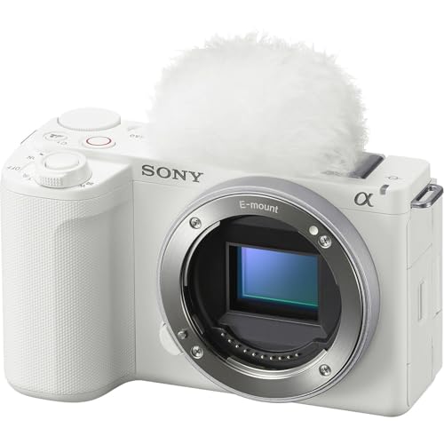 Image of Sony Alpha ZVE10 II - APS-C Interchangeable Lens Mirrorless Content Creators' Camera - White - Body Only (Value Bundle)