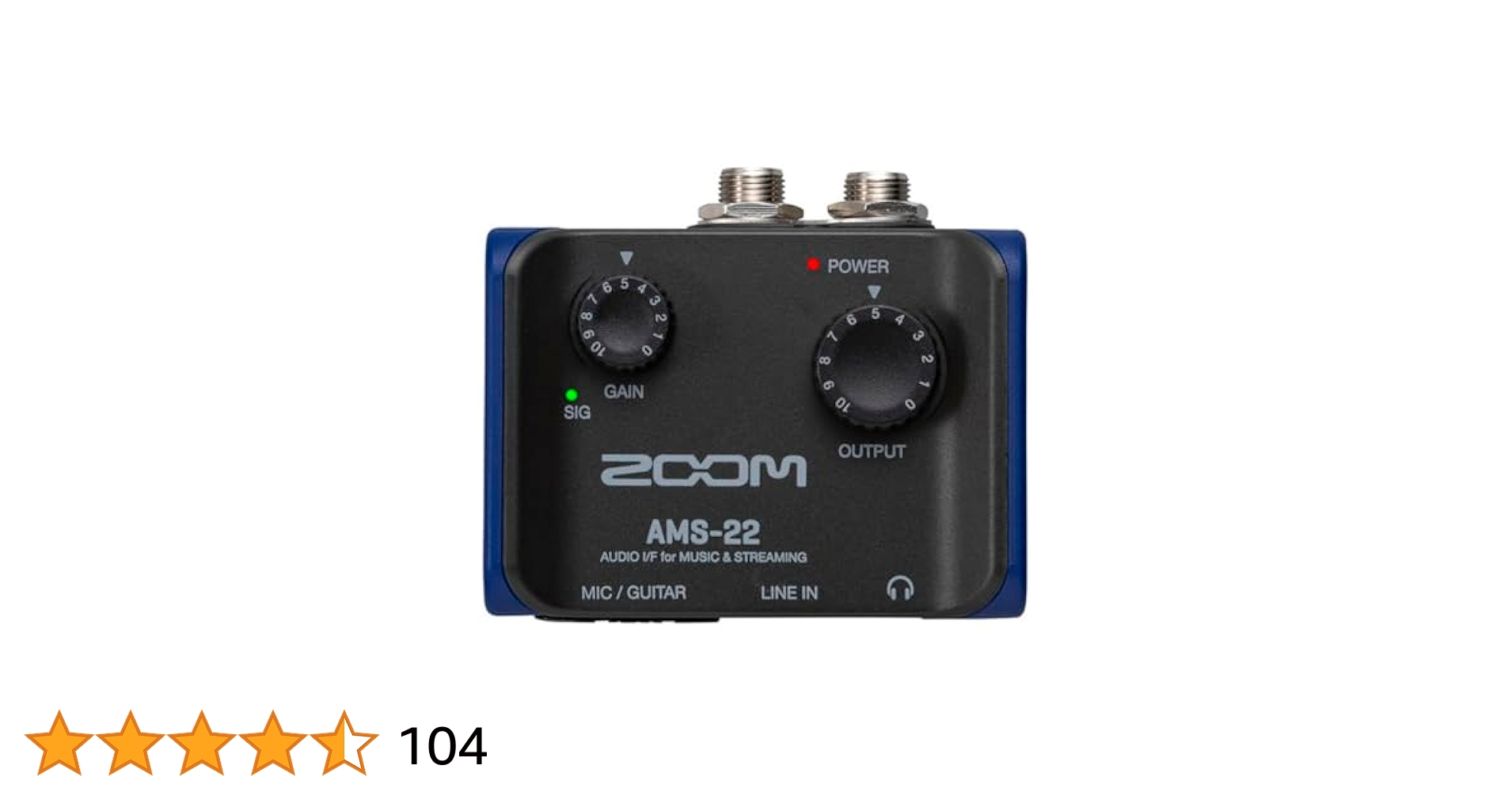 ZOOM AMS-22 オーディオインターフェイス ZOOM ” AMS-44 / AMS-24 / AMS-22 ” | 音楽制作/ 配信 の2モード
