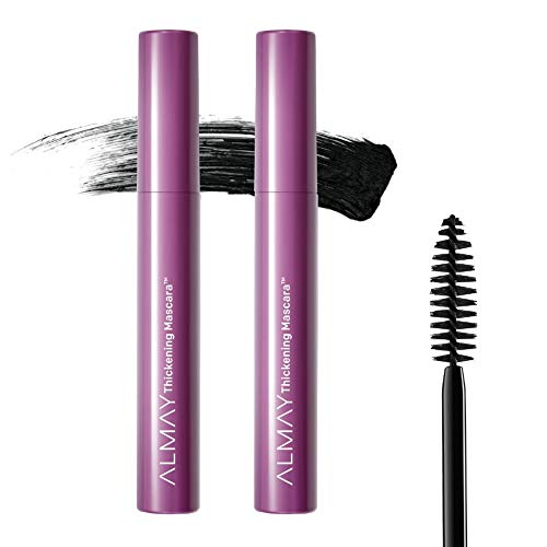 Almay Thickening Mascara with Aloe and Vitamin B5, Hypoallergenic, Cruelty Free, Fragrance Free