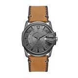 Diesel アナロググレーダイヤル メンズ腕時計-DZ1964, ブラウン, T-SERIES