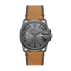 Gunmetal/Brown Leather