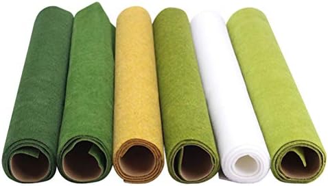 Model Artificial Grass Mat - Lawn Turf Fake Grass - DIY Miniature Ornament Garden - 100 x 40 cm (Golden)