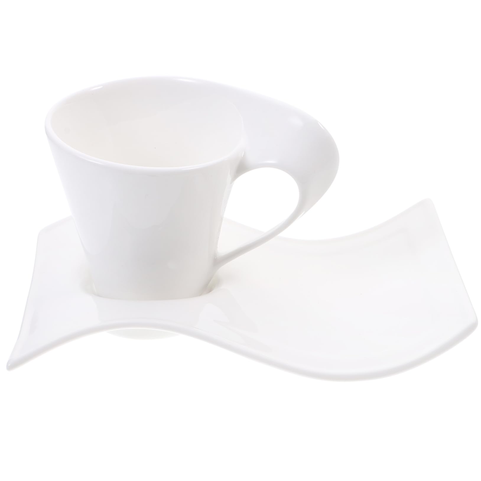 GOOHOCHY Bone China Coffee Mugs coffee cup new wave ceramic milk mugs tea cup with tray hot chocolate cups porcelain espresso cups suit White Tea Cups