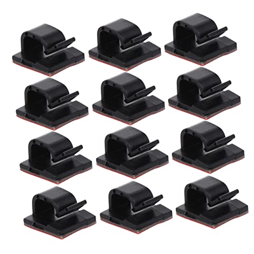 Housoutil 30pièces Lot De Clips Câble Adhésifs Pour Cordons Supports De Câbles Décoratives Pour Maison Bureau Voiture