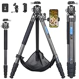 ARTCISE Stable CS80C 32.5mm Lightweight Compact Carbon Fiber Tripod with 44mm Low Profile Ball Head