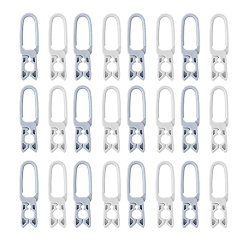 Ciieeo 24 Piezas Clip Antideslizante Funda Nordica Mini Bandas de Toalla Colgante alfiler Perchas Clips de Calcetines Clip de lavandería Ganchos de plastico Clips para Colgar páginas