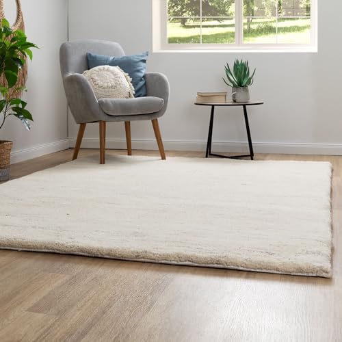 Steffensmeier Berber Teppich Meknes | Wolle Schurwolle gewalkt, Jaspe, Größe: 300x400 cm, Original...