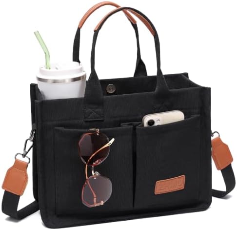 ZHMO Canvas Tote Bag for Women,Women's Bags Crossbody Bags Work L...