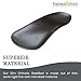 Natural Foot Orthotics 3/4 Stabilizer Insoles | Podiatrist-Designed Inserts | Improve Balance, Plantar Fasciitis, Heel Spurs, & Foot Pain Relief | Semi-Rigid Flat Arch Support | Slim