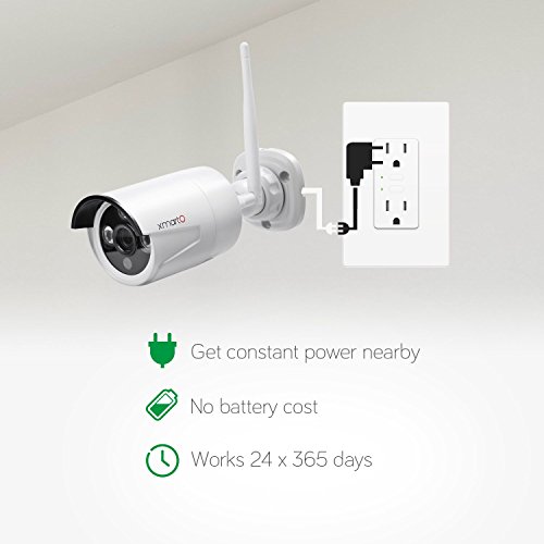 XMARTO Wireless Security Camera System Outdoor, 4pc 960p 1.3MP Night Vision WiFi Surveillance Camera for Home Security, Support Audio, 1080p NVR (Built-in Router, Auto Pair, Mobile View, 1TB HDD) - Thumbnail 5