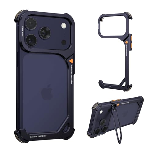 Coque de protection fine en aluminium pour téléphone 17 Pro