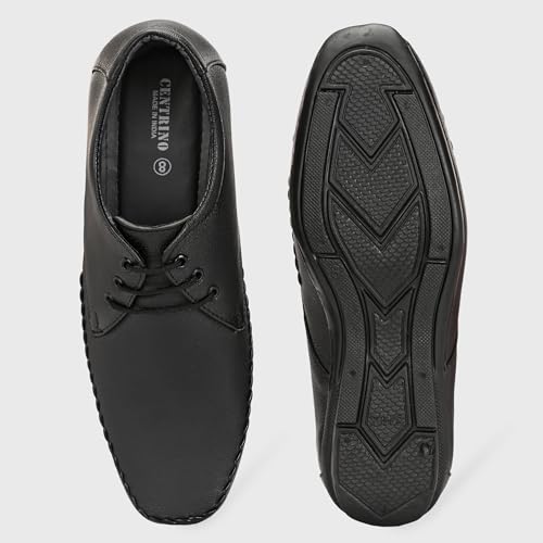 Image of Centrino Formal Shoe for Men | Cushioned Insole for Better Comfort | Stylish Lace-Up for Boys | Perfect for Office Wear & Formal Dress (9786)