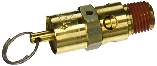 Control Devices SA25-1A225 SA Series Brass Hard Seat ASME Safety Valve, 225 psi Set Pressure, 1/4 Male NPT
