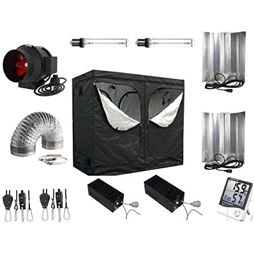 Grow Box Komplettset 2 x 600 W NDL Eco 240x120x200 cm (2 x 600 W ohne AKF)