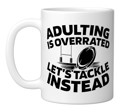 Rugby - League Player Union Rugby Ceramic Mug, White