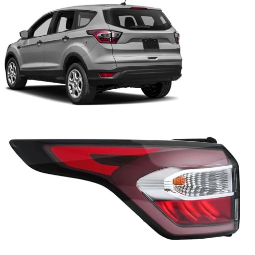 Image of Left LED Outer Rear Light Assembly W/Bulb For Ford Kuga 2017-2020