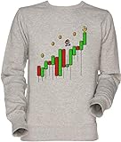 70% Algodón 30% Poliéster Vendax Súper Crypto Mundo Unisexo Sudadera Gris