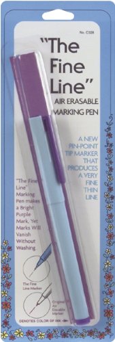 DritzCollins Air-Erasable Marking Pen-Fine, Multi-Colour, 1.01 x 7.62 x 21.84 cm