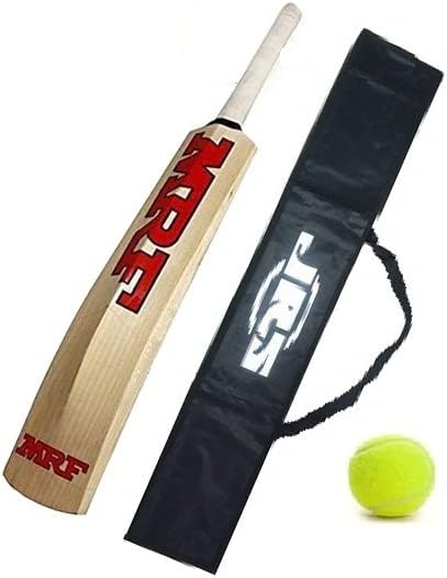 Willow Cricket Bat M Size 3 (6 to 9 Year Year Old Kids) with Ball Pack of 1, Wood Cricket bat kit Set