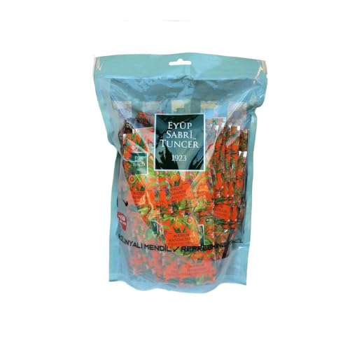 Lingettes humides mandarine pour nettoyer les mains collantes sans eau ni savon
