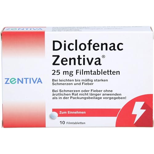 Preisvergleich Produktbild Diclofenac Zentiva 25 mg Filmtabletten