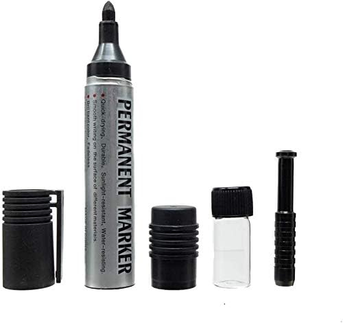 Black Permanent Marker Container Diversion Safe Hidden Compartment Geocache - Money and Key Hider for Outdoor - Hidden Compartment for Office and Home