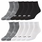 True Religion Mens Socks Ankle Socks for Men 6 & 12 Pairs Quarter Premium Athletic Shoe Size 8-12