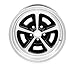 HK Wheels MW1785450 Magnum Wheel Aluminum 17x8-4.50 Backspace 5x4.50 Bolt Pattern