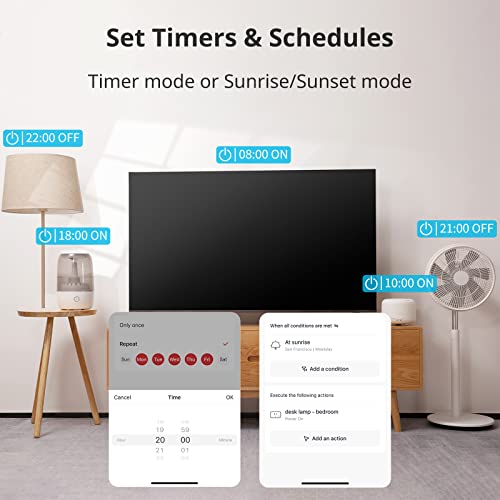 Switchbot W1901400 Smart Plug Mini 15A, Energy Monitor, Smart Home Wifi(2.4Ghz) & Bluetooth Outlet Compatible With Alexa & Google Home, App Remote Control & Timer Function thumb #3