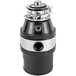 Triturador Fregadero Triturador de residuos de cocina, triturador de residuos de cocina, 1,4 l, para fregadero, triturador de alimentos 560 W