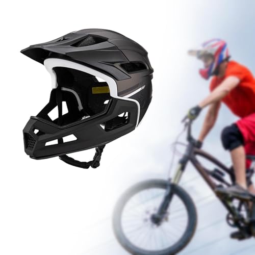 Rockible Casco de Bicicleta de Cara Completa de Montaña y Carretera con Almohadilla Desmontable para Hombres - imagen 6