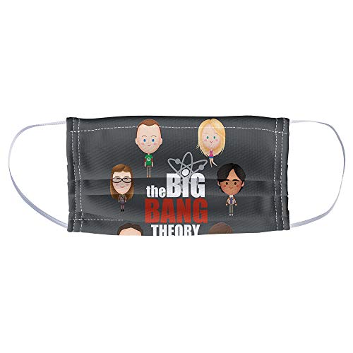 Popfunk The Big Bang Theory 1-Ply Reusable Face Mask Covering with Adjustable Nose Wire, Unisex