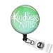 KINDNESS MATTERS Retractable Badge Holder, Inspirational Quote Badge Clip Gift, Employee Recognition Gift, Nursing Student Badge Reel Gift