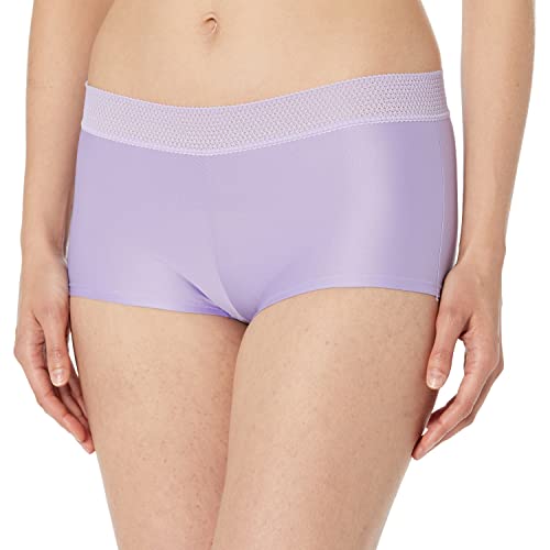 Microfiber Boyshort femme shorty lilas en dentelle confortable 40760