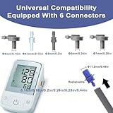 Small Blood Pressure Cuff, 22-32CM Blood Pressure Monitors Cuff Adjustable Compatible with Omron and Other BP Monitors for Kids and Small Arms Women, 6 Connectors - Image 2