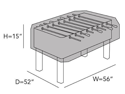image for Covermates Foosball Table Cover – Water-Resistant All-Weather Protec
