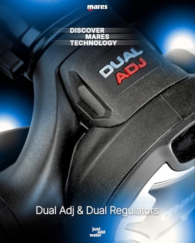 Mares Dual ADJ Octopus - Durable Lightweight Second Stage Scuba Diving Regulator with Side Adjustment Knob