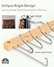iCASA Hair Extension Holder - Stackable Hair Extensions Hanger for Styling, Washing, Drying, Storing, Rotatable Wig Storage for Multiple Wigs Tinsel Hairpieces Clip/Tape Ins Organizer Rack, 4-Pack