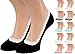 Produktbild Brubaker 12 Paar Füßlinge Ballerina Sneakersocken Baumwolle mit Rüschen Gr. 36 - 41