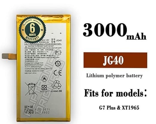Image of JG40 Battery for Motorola G7 Plus XT1965 Battery with 6 Month Warranty**** (Z255)