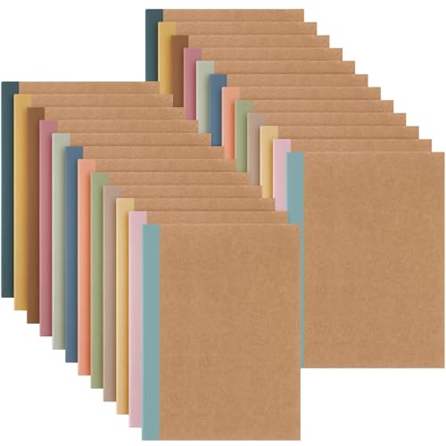 Harloon A5 Composition Notebook Journals Bulk, Stylish Color, 24 Pcs