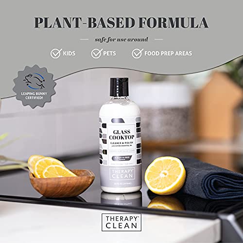 Therapy Glass Stove Top Cleaner Kit - Natural Glass Cooktop Cleaner #TOP3