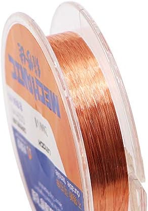 Insulated 0.02mm 200M Phone Motherboard Fingerprint Jump Wire Soldering Pure Copper Conductor Wire Phone Chip Conduction Wire for Phone PCB BGA Soldering Repair